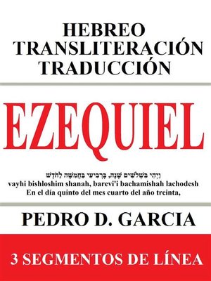 cover image of Ezequiel--Hebreo Transliteración Traducción